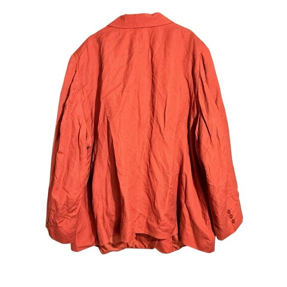 Jessica London Linen Suit Dress Business Jacket Women Size 32 Formal Pockets - Picture 2 of 12